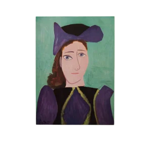 1940s After Pablo Picasso "Portrait of D. M. ", First Edition Period Swiss Offset Lithograph
