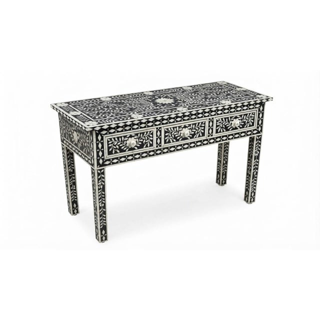 Elevate your interior with this stunning, handcrafted console table, meticulously created by master artisans in Marrakesh,...