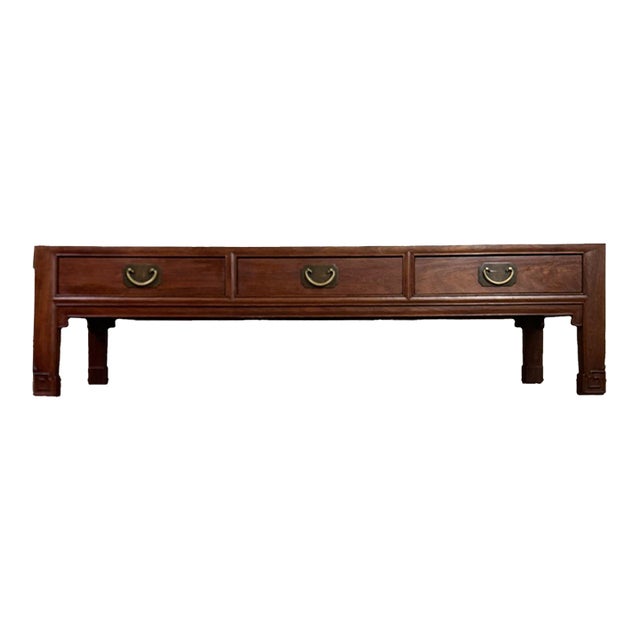Vintage 60” Ming Style Coffee Table For Sale