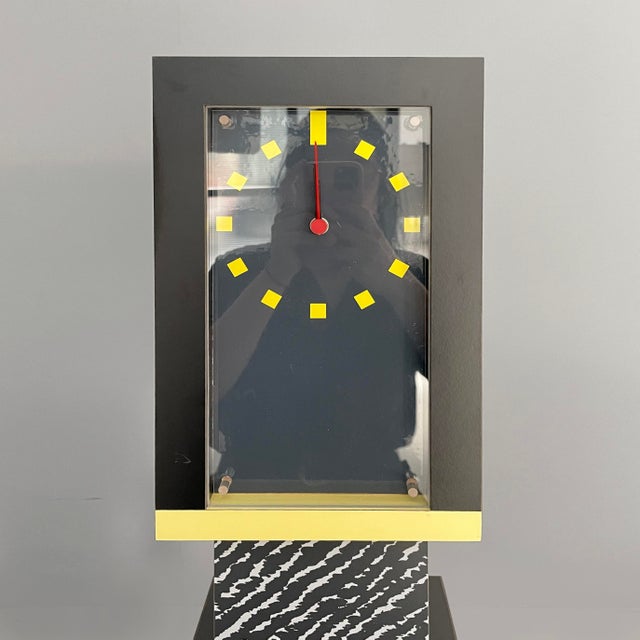 Italian Modern Metropole Table Clock from George J. Sowden, 1982 For Sale - Image 6 of 18