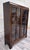 Vintage Georgian Revival Mahogany and Glass Bookcase Display Cabinet For Sale In Kansas City - Image 6 of 8