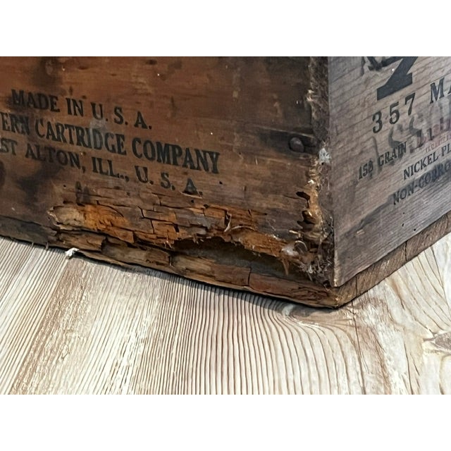 Western Cartridge Company Wooden Ammunition Box For Sale - Image 12 of 12