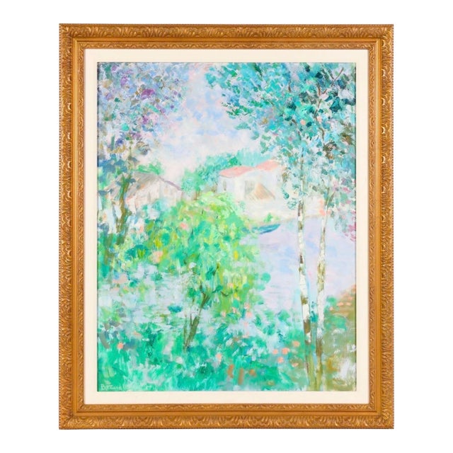 Bernard Taurelle 1, Large Fauvist French Post Impressionist Oil Painting Bernard Taurelle For Sale