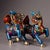 Traditional Late 19th Century Pair of Cloisonné Enamel Qilin Statues, Mythical Beast Figures, 700g Each For Sale - Image 3 of 8