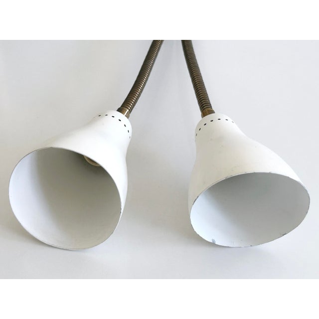 Mid-Century Modern Gooseneck Wall Lamp, Italy, 1950s For Sale - Image 18 of 18