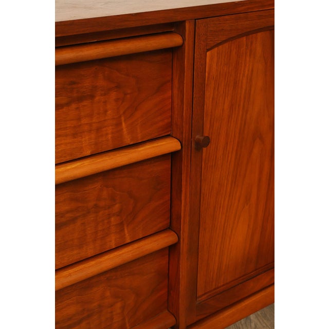 Lane Rhythm Mid Century Walnut Sideboard For Sale - Image 14 of 18