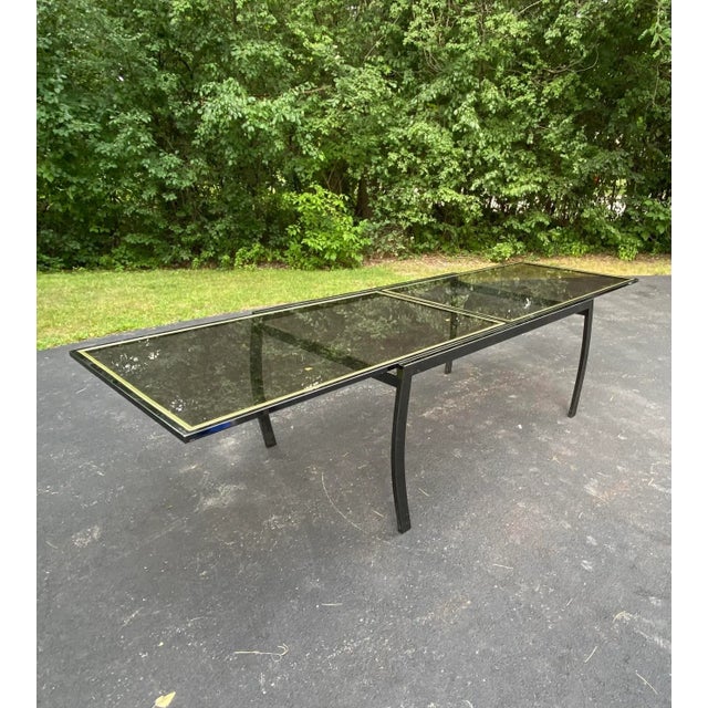 Rare 1980’s Extendable Milo Baughman Style Dining Table - Design Institute of America For Sale In Chicago - Image 6 of 13