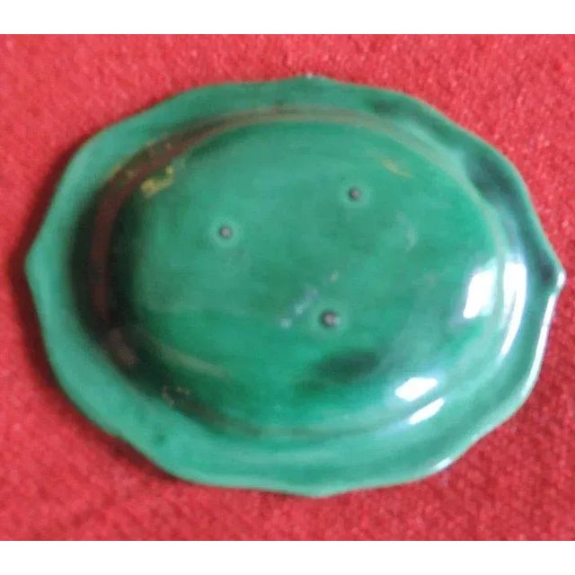 18th Century English Green Pearlware Cod Fish Platter For Sale In New York - Image 6 of 8