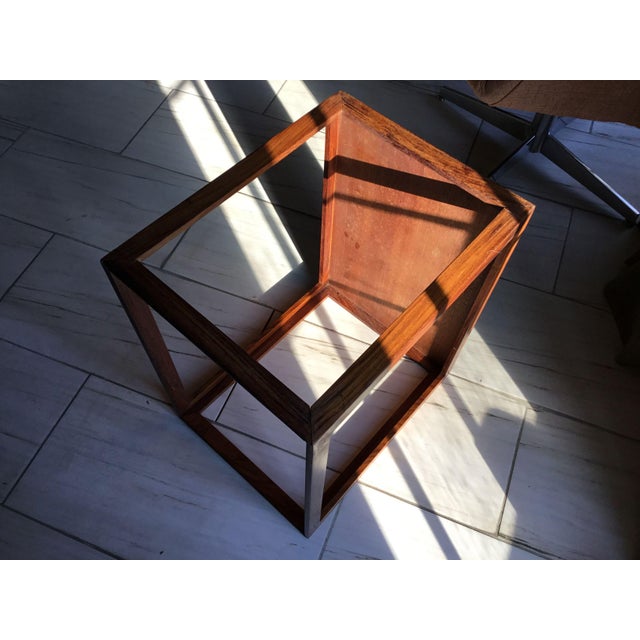 Vintage Rosewood Side Table, Denmark, Circa 1960s For Sale In Atlanta - Image 6 of 10
