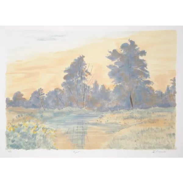 Ray Ciarrocchi, "August," Lithograph For Sale