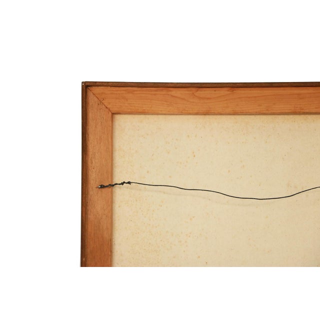 Michael Quincy Rothwell Mid Century Abstract Expressionist Original Oil Painting Signed For Sale - Image 9 of 11