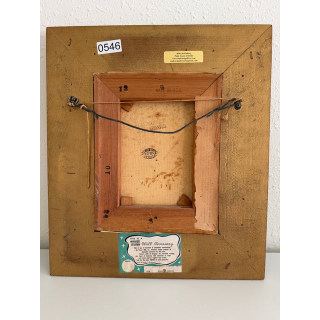 Mid 20th Century Antonio De Vity (1901-1993) Italian Oil Painting Venice Canal Gondola Cityscape For Sale - Image 12 of 12