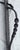 Antique 1910s Hand-Forged Wrought Iron Door Pull 24" Twist Grip W/ Keyhole For Sale - Image 11 of 18