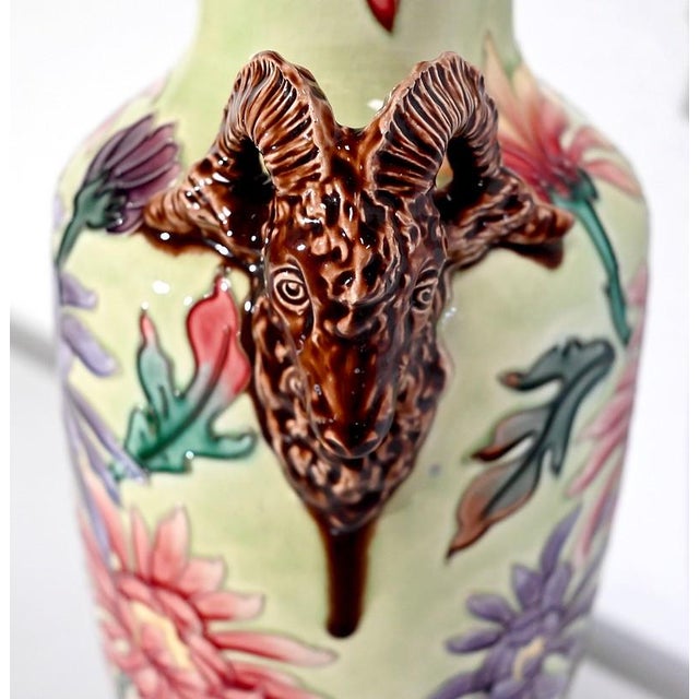 Vintage Colorful Ceramic Vase, 1930s For Sale - Image 13 of 18
