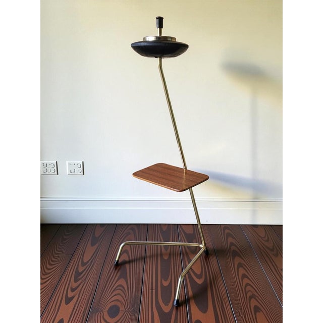 Wood Vintage Standing Ashtray, 1970s For Sale - Image 7 of 7