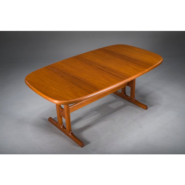 Danish Modern Extendable Teak Dining Table from Glostrup, 1960s For Sale - Image 10 of 17