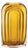 Rounded Amber Glass Vase 9.75"H For Sale