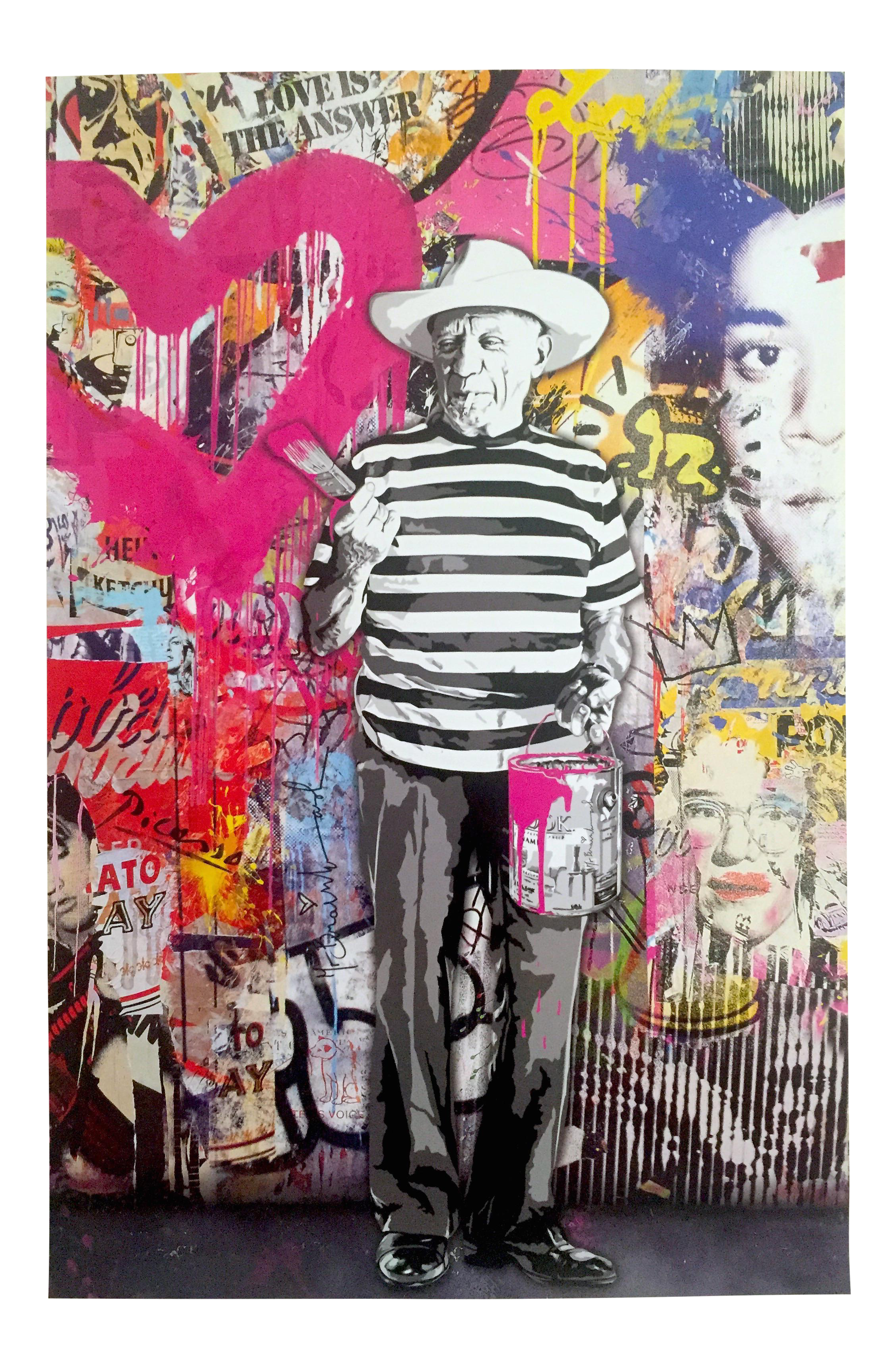 Bonjour Mr Picasso,1983 ビンテージポスター Mr. Brainwash 