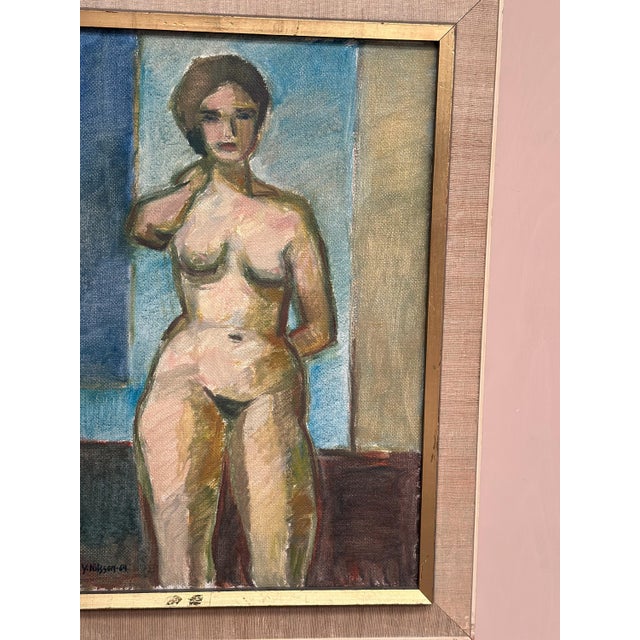Gunnar Svensson, Nude Study, 1964, Oil on Canvas, Framed For Sale - Image 14 of 18