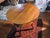 Brown Vintage Bucks County Two-Tier Provincial, Mid Century Modern, Solid Cherry Gueridon Accent Table For Sale - Image 8 of 9