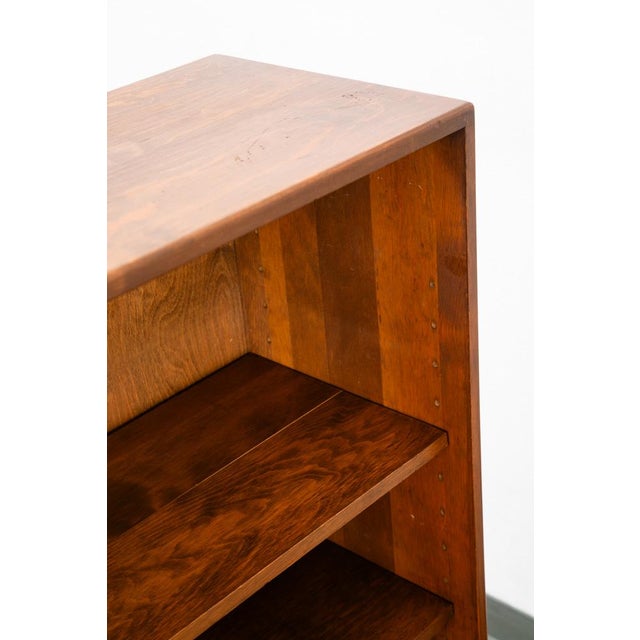 Vintage Bookshelf Compact Solid Wood Adjustable Shelf For Sale In Sacramento - Image 6 of 11