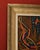 An evocative mid-century abstract expressionist oil painting that masterfully balances dynamic form with a rich, brooding...