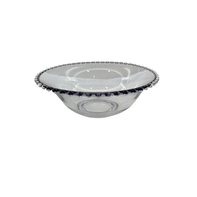 Mid 20th Century Mid 20th Century Imperial Glass Candlewick 10" Serving Bowl For Sale - Image 5 of 8