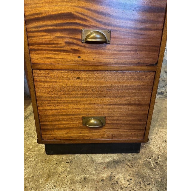 Wood Vintage Industrial Wooden Filing Drawers, 1930s For Sale - Image 7 of 18
