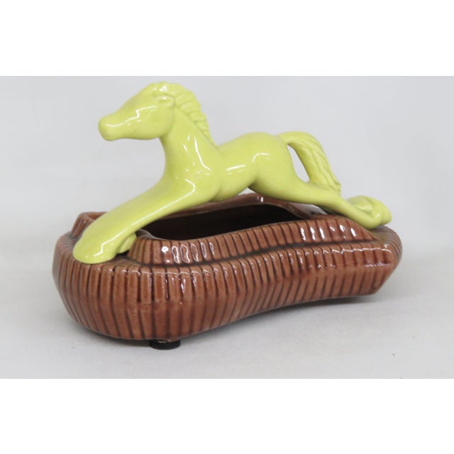 Mid Century Modern Ceramic Horse Figurine Planter 4644b For Sale In Miami - Image 6 of 14