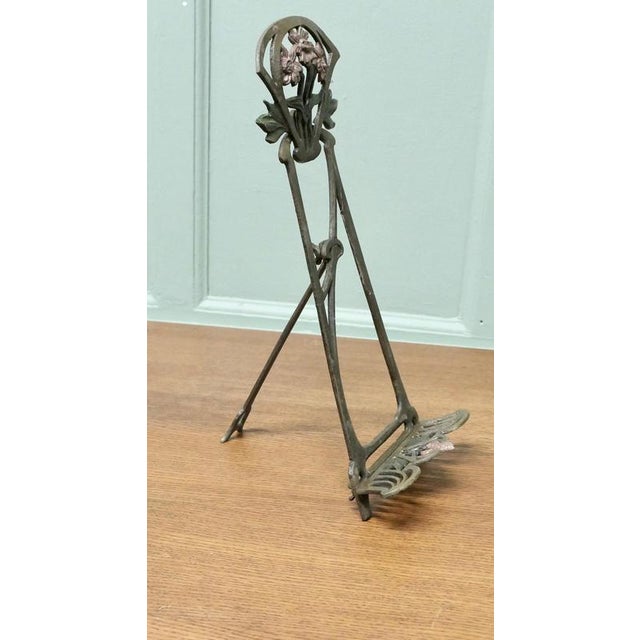 1980s French Tolewear Table Easel or Book Rest, 1980s For Sale - Image 5 of 7