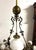 Antique Brass and Glass 7-Light Chandelier from H. Luppens Bruxelles, 1920s For Sale - Image 9 of 10