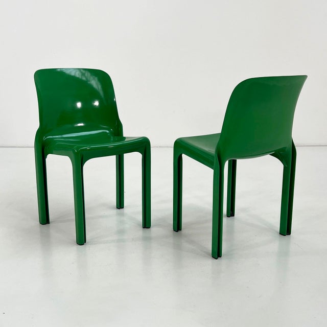Selene Chairs by Vico Magistretti for Artemide, 1970s, Set of 4 For Sale - Image 3 of 12