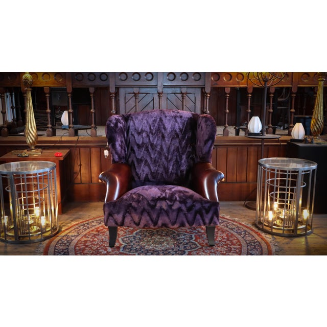 Brown Library Lounge Chair by John Sankey Moliere, 2010s For Sale - Image 8 of 18