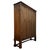 Brown Early 20th Century English Oak Display Cabinet For Sale - Image 8 of 12