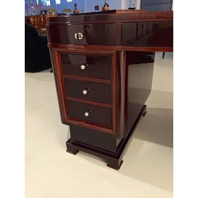 French Art Deco Two-Tone Desk For Sale - Image 4 of 10