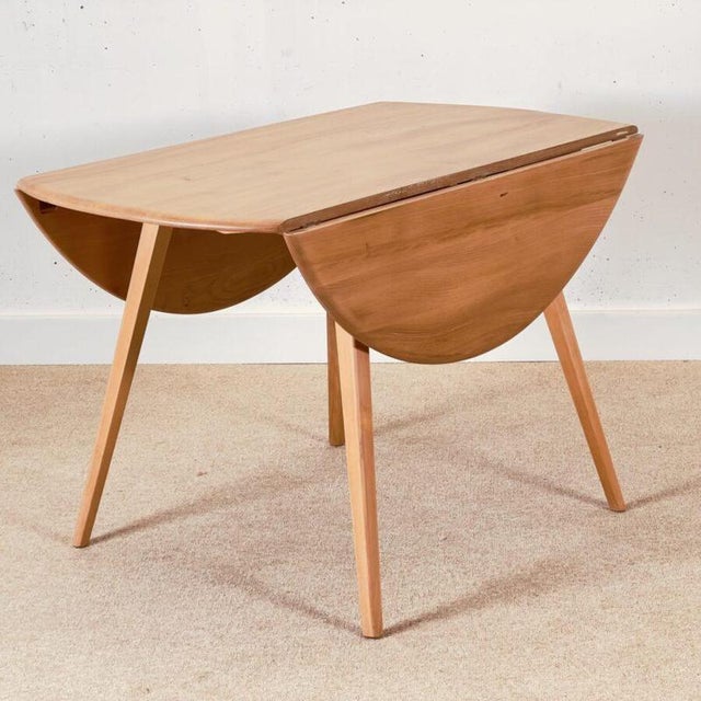 Foldable Dining Table in Elm by Lucian Ercolani for Ercol, 1960 For Sale - Image 10 of 10