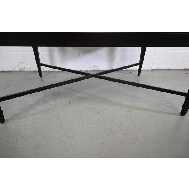 Baker Furniture Barbara Barry Coffee Table, Newly Refinished For Sale - Image 9 of 11