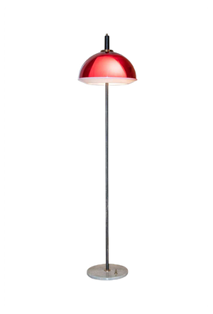 Vintage Red Lamp, Italy 1970s