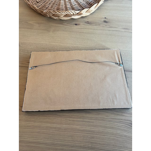 Mid 20th Century Framed Royal Copenhagen Bisque Porcelain Plaque Entitled Ages of Love. For Sale - Image 9 of 9