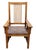 NICHOLS & STONE Quarter Sawn Oak Mission Style Arts & Crafts Dining Arm Chair 4033-0460 / 796-4014 41" High 26.25" Wide...