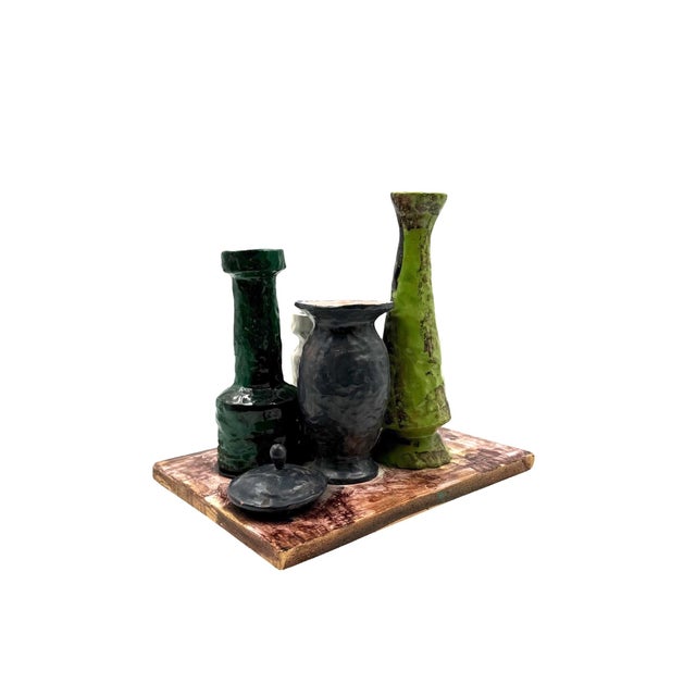 Arnaldo Miniati, Morandi Allegory Sculpture, 1971, Ceramic For Sale - Image 15 of 18