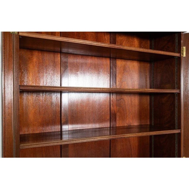 English Mahogany Glazed Bookcase, 1900 For Sale - Image 10 of 14