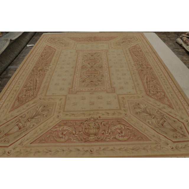 Contemporary Rug & Kilim’s Aubusson Style Flatweave Rug With Pictorials and Floral Pattern For Sale - Image 3 of 7