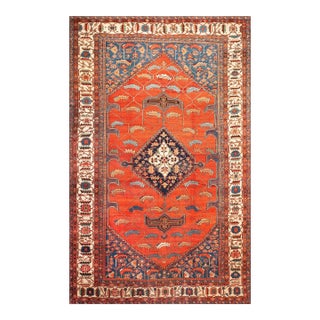 Nazmiyal Collection Large Antique Persian Serapi Rug For Sale