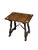 Wood Low Side Table in Walnut For Sale - Image 7 of 9