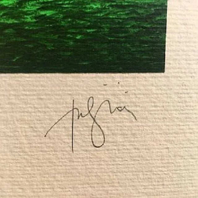 Artwork sold in perfect condition Color silkscreen print Hand signed and numbered by the artist on the front No. Of 150...