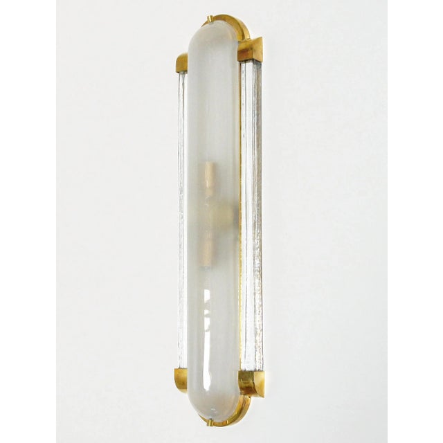 Fabio Ltd 21st Century Deco Lungo Murano Sconce by Fabio LTD For Sale - Image 4 of 7