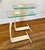 DIA - Design Institute America Pair of Vintage Mid Century 1970s Modern Dia Design Institute America Pair of Glass and Metal Drink Tables For Sale - Image 4 of 7