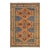 Rustic Balochi Blue/Beige Wool Rug - 3'11''x6'0'' For Sale