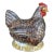 French Majolica Brown Hen Tureen Caugant For Sale